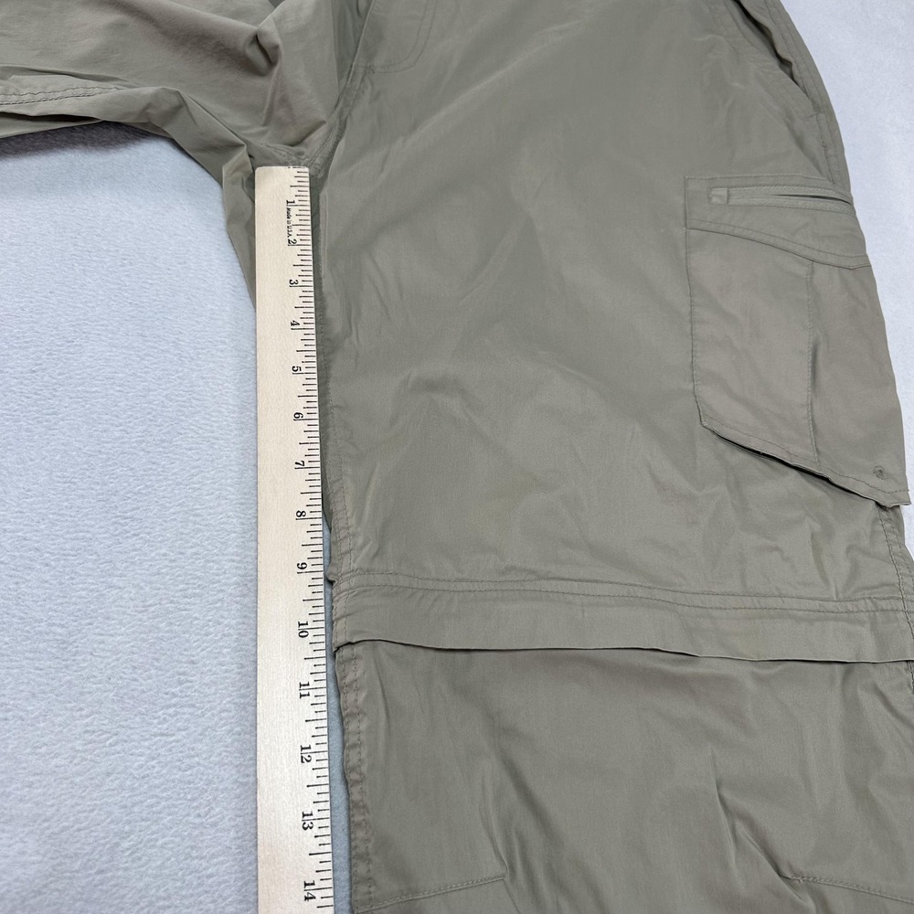 CQR‎ Pants Mens 40x30 Tan Convertible Zip Off Cargo Hiking Outdoors Travel - Picture 11 of 13